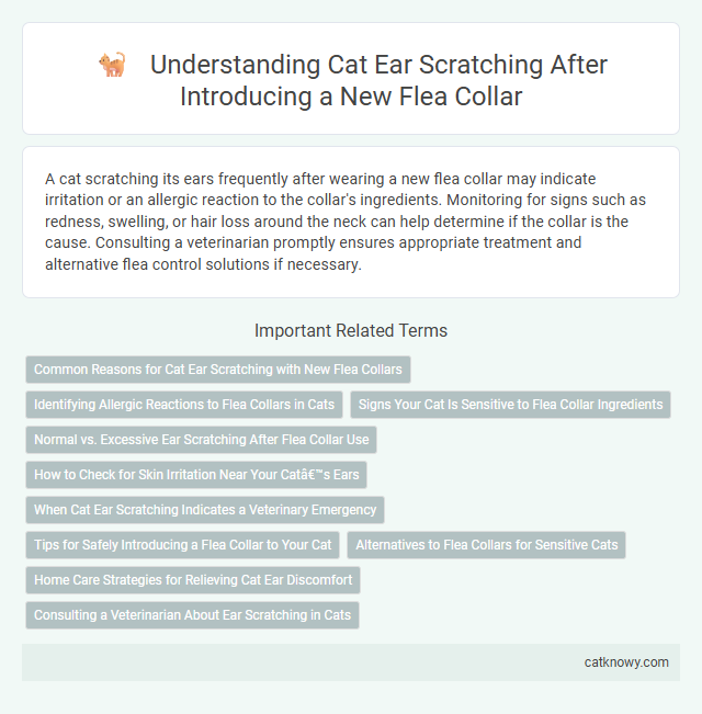 Understanding Cat Ear Scratching After Introducing a New Flea Collar