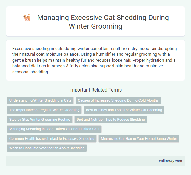 Managing Excessive Cat Shedding During Winter Grooming