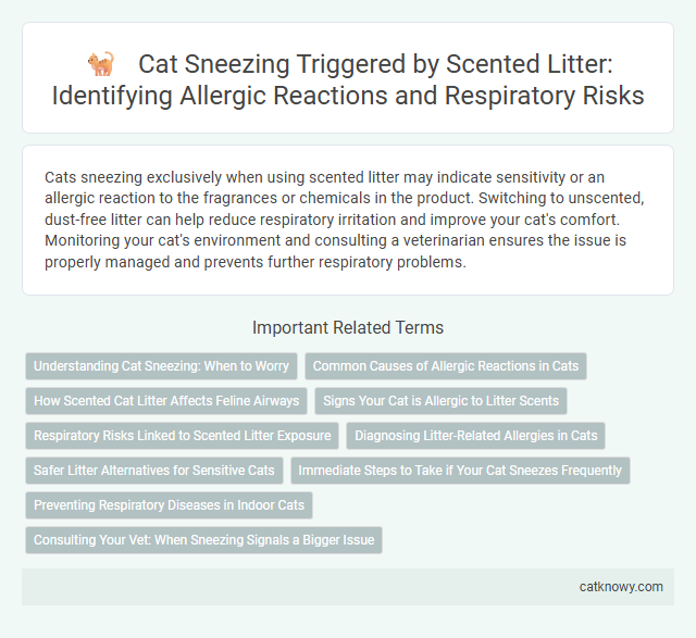 Cat Sneezing Triggered by Scented Litter: Identifying Allergic Reactions and Respiratory Risks