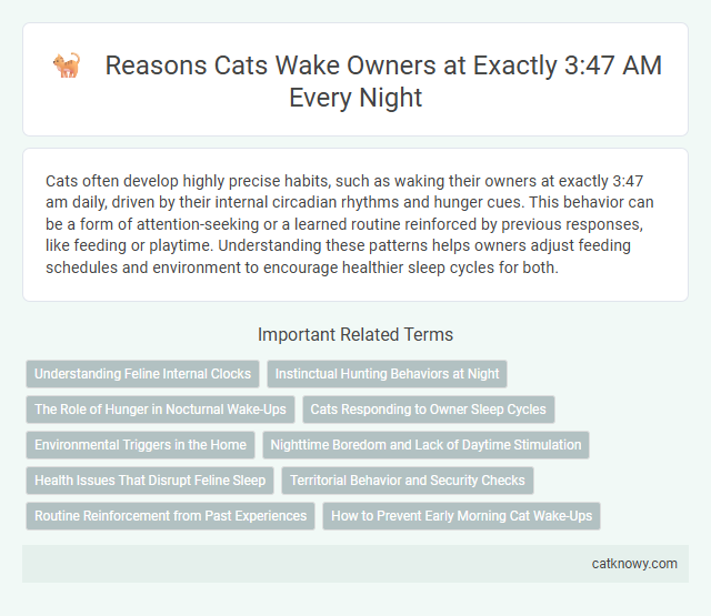 Reasons Cats Wake Owners at Exactly 3:47 AM Every Night