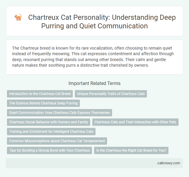 Chartreux Cat Personality: Understanding Deep Purring and Quiet Communication