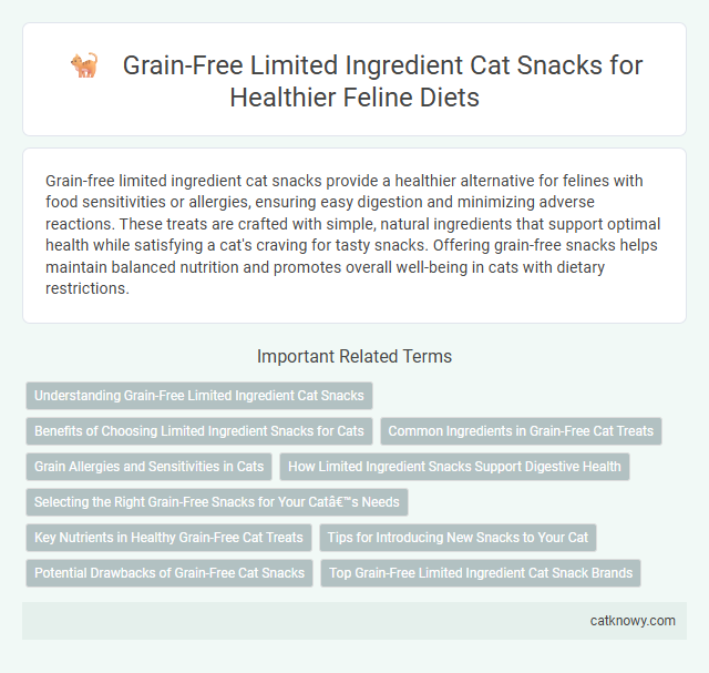 Grain-Free Limited Ingredient Cat Snacks for Healthier Feline Diets