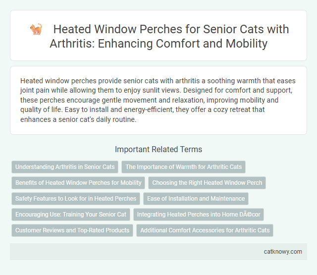 Heated Window Perches for Senior Cats with Arthritis: Enhancing Comfort and Mobility