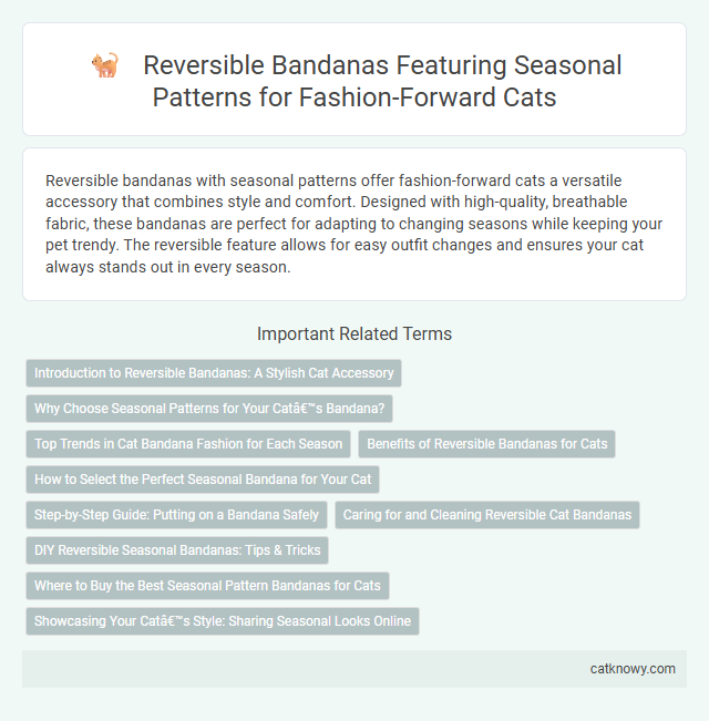 Reversible Bandanas Featuring Seasonal Patterns for Fashion-Forward Cats