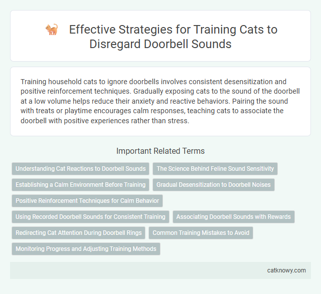 Effective Strategies for Training Cats to Disregard Doorbell Sounds